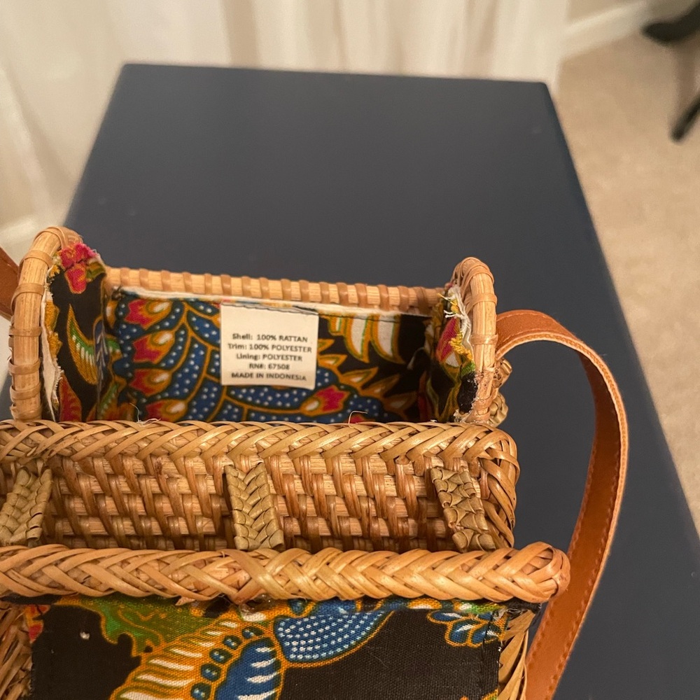 Wicker Crossbody Bag small - Picture 4 of 4